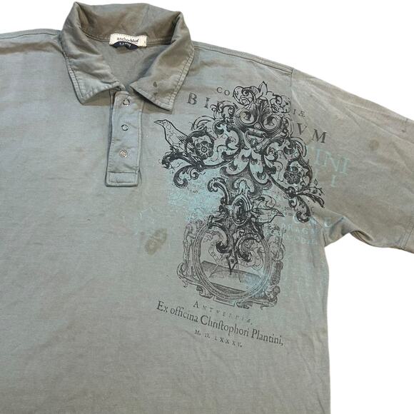 Anchor Blue Y2K Ombré Regency Polo Shirt - Picture 3 of 4